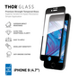 THOR E2E Glassprotector iPhone 6 6s 7 8 SE 2020 SE 2022 - Zwarte rand