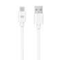 Xqisit USB Type-C 3.0 naar USB-A 150cm - Wit