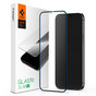 Spigen FC Black HD Glassprotector iPhone 12 Pro Max - Zwarte Rand