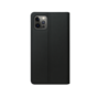 Xqisit Eco Wallet Selection biologisch afbreekbaar hoesje geschikt voor iPhone 12 en iPhone 12 Pro - zwart