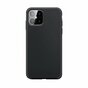 Xqisit Silicone case Anti Bac silicone hoesje geschikt voor iPhone 12 Pro Max - zwart