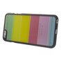 Doorzichtig gekleurd iPhone 6 Plus iPhone 6s Plus hoesje Regenboog Strepen
