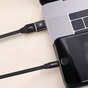 Baseus USB-A naar USB-C converter adapter - Zwart