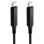 Spigen PowerArc oplaadkabel USB-C naar USB-C kabel 100W PD 2.0 oplader QC 3.0 - Zwart