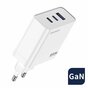 Dux Ducis adapter USB-A en 2x USB-C 65W oplader QC 3.0 PD AFC voor telefoon tablet laptop - Wit