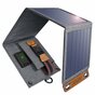 Choetech opvouwbaar zonnepaneel oplader USB-A waterproof 14W solar reislader outdoor - Grijs