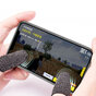 Game Vinger grip antislip ademend stof voor spelletjes op touchscreens - 2 stuks