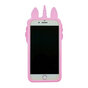 Unicorn Pop Fidget Bubble siliconen eenhoorn hoesje voor iPhone 7 Plus en iPhone 8 Plus - roze
