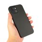 Carbon TPU carbonvezels hoesje voor iPhone 13 mini - zwart