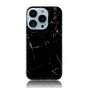 Marble TPU marmersteen hoesje voor iPhone 13 Pro Max - zwart