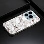 Marble TPU marmersteen hoesje voor iPhone 13 Pro - wit