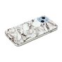 Marble TPU marmersteen hoesje voor iPhone 13 - wit