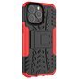 Shockproof TPU met stevig hoesje voor iPhone 13 Pro - rood en zwart