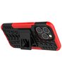 Shockproof TPU met stevig hoesje voor iPhone 13 Pro - rood en zwart