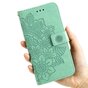 Wallet Bookcase kunstleer mandala hoesje geschikt voor iPhone 13 Pro - groen
