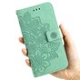 Wallet Bookcase kunstleer mandala hoesje voor iPhone 13 - groen