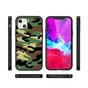 Army TPU legerprint hoesje voor iPhone 13 mini - groen