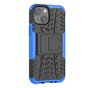 Shockproof TPU met stevig hoesje voor iPhone 13 mini - blauw en zwart