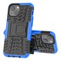 Shockproof TPU met stevig hoesje voor iPhone 13 mini - blauw en zwart