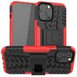 Shockproof TPU met stevig hoesje voor iPhone 13 Pro Max - rood en zwart