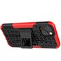 Shockproof TPU met stevig hoesje geschikt voor iPhone 13 - Rood en zwart