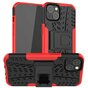 Shockproof TPU met stevig hoesje voor iPhone 13 - rood en zwart