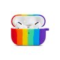 Rainbow Pride siliconen regenboog hoesje voor AirPods Pro 1 &amp; 2 - pastel