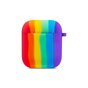 Rainbow Pride siliconen regenboog hoesje voor AirPods 1 en 2 - pastel