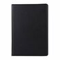 Just in Case Rotating 360 kunstleer hoes geschikt voor iPad 10.2 (2019 2020 2021) - zwart