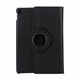 Just in Case Rotating 360 kunstleer hoes geschikt voor iPad 10.2 (2019 2020 2021) - zwart