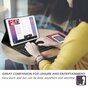 Just in Case Premium Bluetooth Keyboard QWERTY kunstleer hoes geschikt voor iPad 9.7 (2017 2018) - zwart