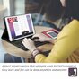 Just in Case Premium Bluetooth Keyboard AZERTY kunstleer hoes geschikt voor iPad 9.7 (2017 2018) - zwart