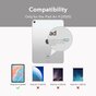 ESR Yippee Color kunstleer hoes voor iPad Air 4 10.9 2020 &amp; iPad Air 5 2022 - zilver