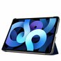 Just in Case Smart Tri-Fold kunstleer hoesje geschikt voor iPad Air 4 10.9 2020 &amp; iPad Air 5 2022 - blauw