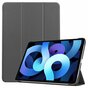Just in Case Smart Tri-Fold kunstleer hoesje geschikt voor iPad Air 4 10.9 2020 &amp; iPad Air 5 2022 - grijs