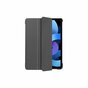 Just in Case Smart Tri-Fold kunstleer hoesje geschikt voor iPad Air 4 10.9 2020 &amp; iPad Air 5 2022 - grijs