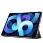 Just in Case Smart Tri-Fold kunstleer hoesje geschikt voor iPad Air 4 10.9 2020 &amp; iPad Air 5 2022 - grijs