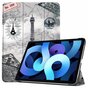 Just in Case Smart Tri-Fold hoes voor iPad Air 4 10.9 2020 &amp; iPad Air 5 2022 - grijs en zwart