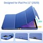 ESR Yippee Color kunstleer hoes voor iPad Pro 11 (2018 2020 2021 2022) - blauw