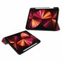 Just in Case Smart Tri-Fold kunstleder hoes geschikt voor iPad Pro 11 (2018 2020 2021 2022) - rood