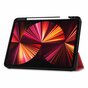 Just in Case Smart Tri-Fold kunstleder hoes geschikt voor iPad Pro 11 (2018 2020 2021 2022) - rood