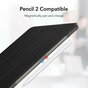 ESR Rebound TPU en kunstleer hoes geschikt voor iPad Pro 12.9 (2021 2022) - zwart
