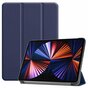 Just in Case Smart Tri-Fold kunstleer hoes voor iPad Pro 12.9 (2021 2022) - blauw