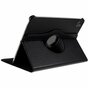 Just in Case Rotating 360 kunstleer hoes voor iPad Pro 12.9 (2021 2022) - zwart