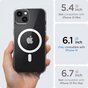 Spigen Ultra Hybrid Magneetring TPU met Air Cushion hoesje geschikt voor iPhone 13 - transparant
