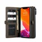 Caseme Luxe XL Portemonnee splitleder hoesje geschikt voor iPhone 13 Pro - bruin