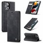 Caseme Slim Retro Wallet kunstleer hoesje voor iPhone 13 Pro Max - zwart