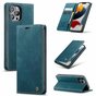 Caseme Slim Retro Wallet kunstleer hoesje geschikt voor iPhone 13 Pro Max - blauw