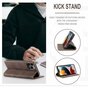 Caseme Slim Retro Wallet kunstleer hoesje geschikt voor iPhone 13 Pro Max - bruin