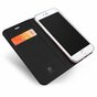 DUX DUCIS Slimline Wallet kunstleer hoesje voor iPhone 7, iPhone 8 en iPhone SE 2020 SE 2022 - zwart